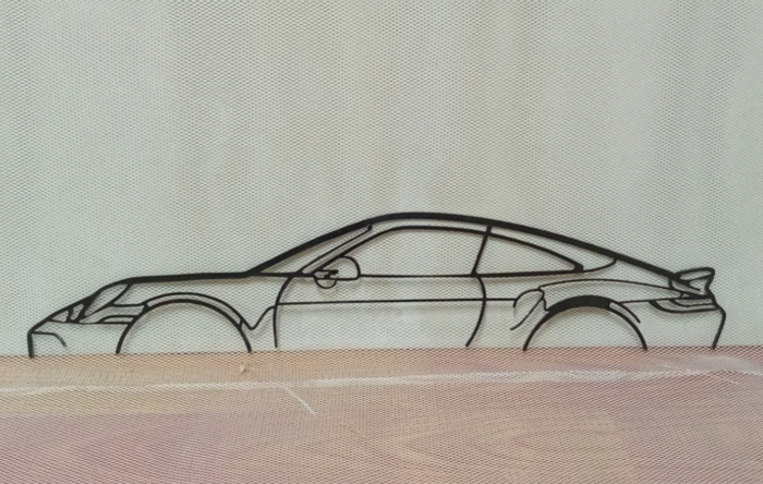 Luxury Sports Car Metal Wall Art